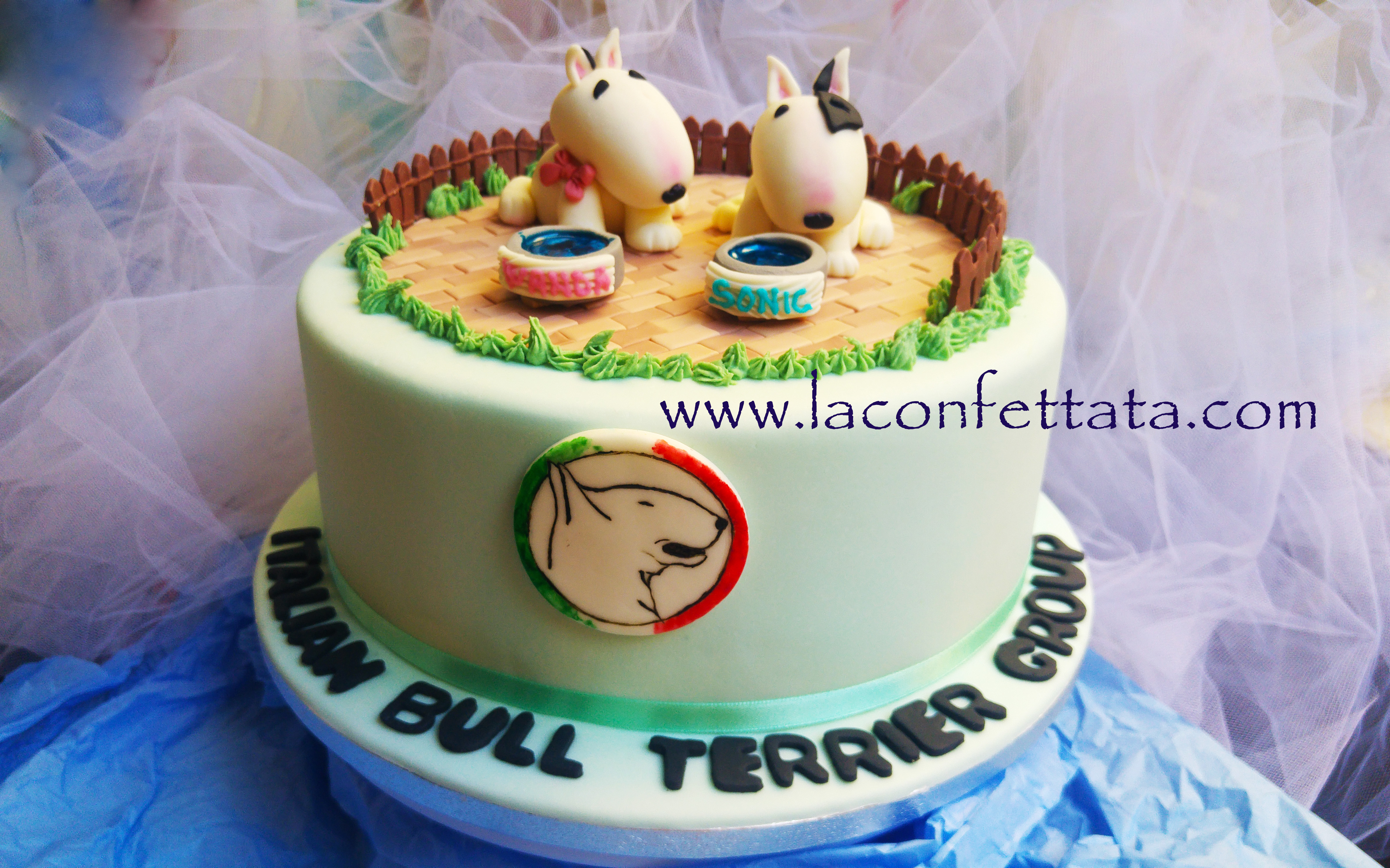 bull terrier's cake, torta bull terrier, torta bulli