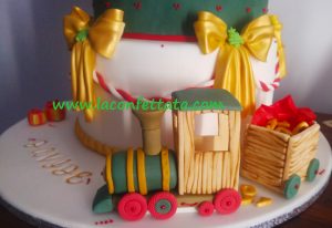 torta compleanno bimabo, torta battesimo trenino, torta battesimo roma